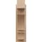Ekena Millwork 5 1/2-in W x 12-in D x 20-in H Balboa Block Rough Cedar Woodgrain TimberThane Outlooker, Primed Tan OUTUR055X12X20BOA44RCPR - alternate 2